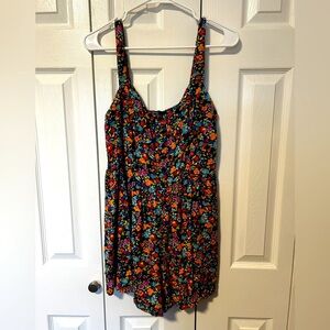 Wild Fable Floral Jumper Romper - L